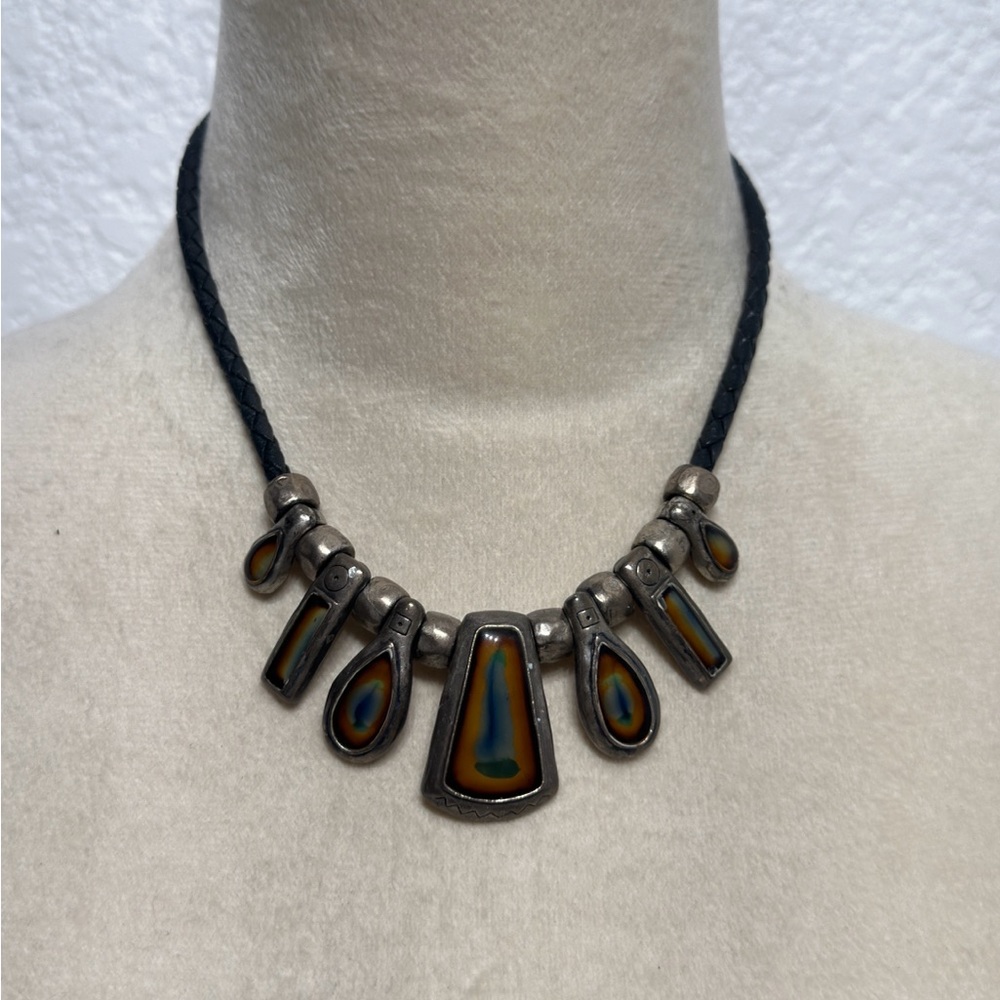 Chico’s Chunky Gemstone Necklace Statement Necklace